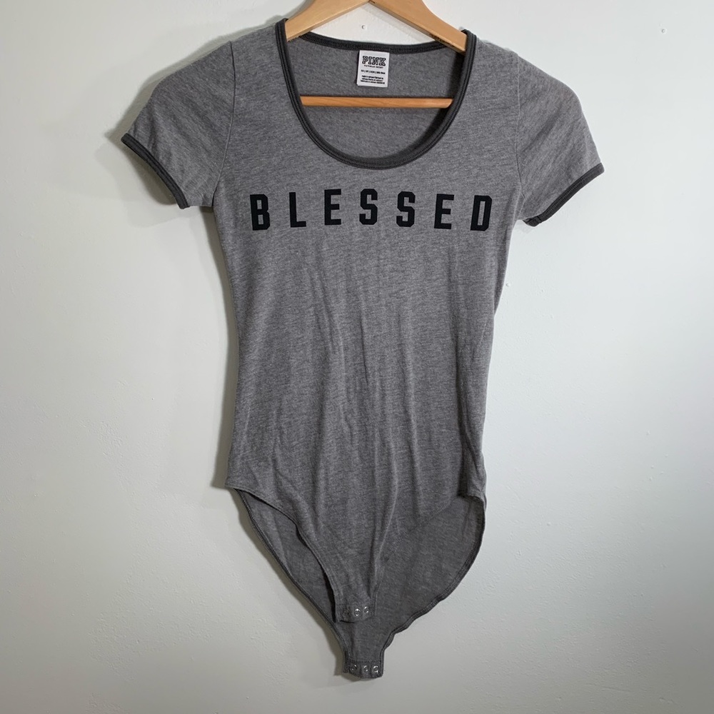 PINK VS body t shirt blessed
